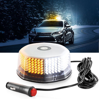 240 LED gyrophare stroboscopique d’urgence avec base magnétique pour 12 V véhicule automobiles camion chasse-neige