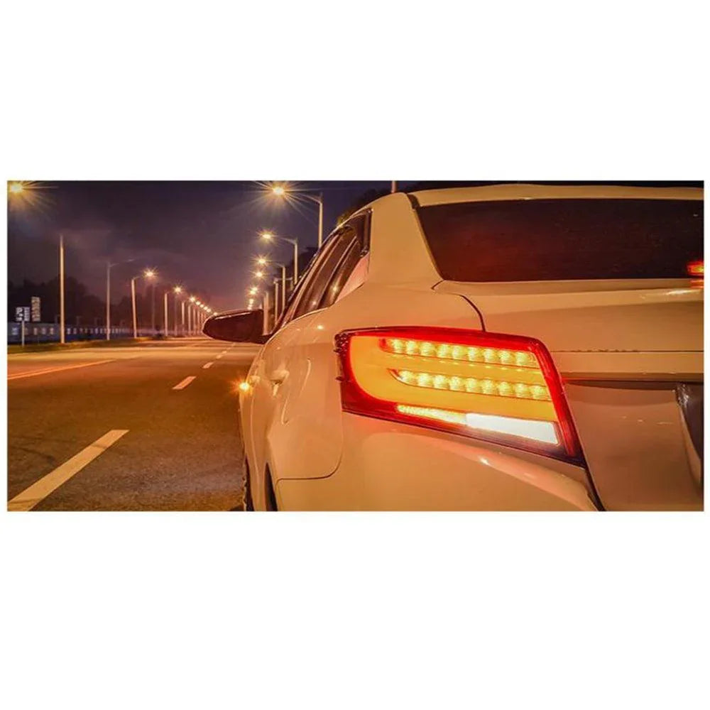 LED Tail Lights avec orange clignotant pour 2013-2022 Toyota Vios 3th Gen (XP150 NCP150) – vue 3