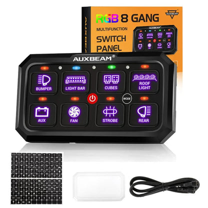 RB80 XL RGB panneau de commande sans APP, modes bascule / momentané / impulsion (sortie double) – vue 10 – NOVADOMIO
