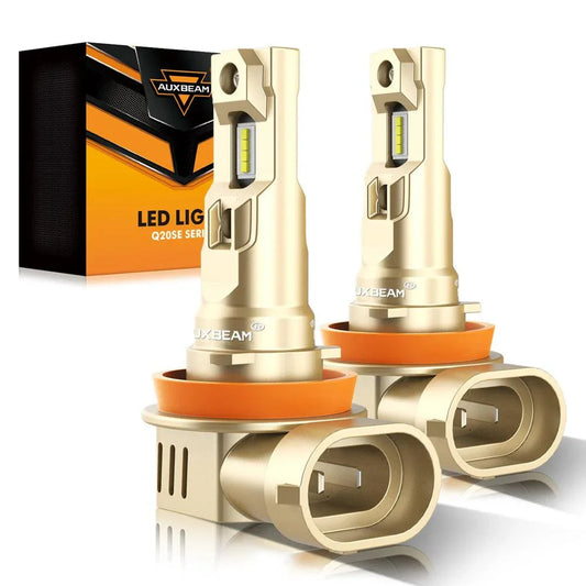 H11/H9/H8/H16JP Ampoules de phare LED 60W 16000LM Q20-SE série 1:1 OEM Factory Size 6500K blanc froid – 2 ampoules