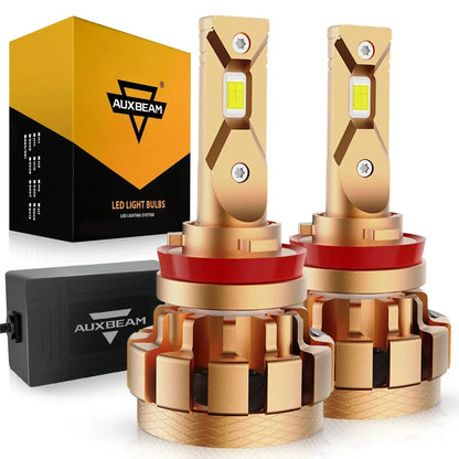 F-16 PLUS série 18 000 lm 70 W Ampoules de phare LED 6 000 K blanc froid – NOVADOMIO