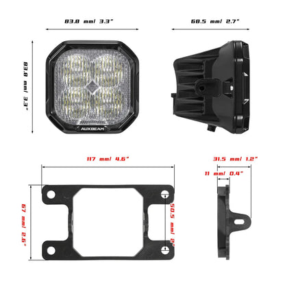 Couleur Play série 3″ LED antibrouillard Kit pour Subaru BRZ/Subaru Crosstrek/Subaru Legacy/Subaru WRX – vue 13 – NOVADOMIO