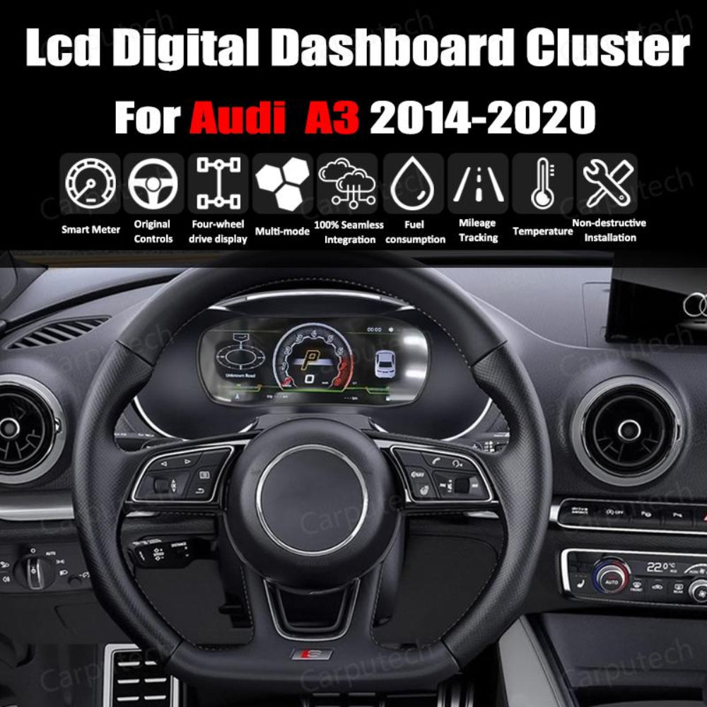 Virtual Cockpit Audi A3 2014-2020 LCD 12,3″ – NOVADOMIO