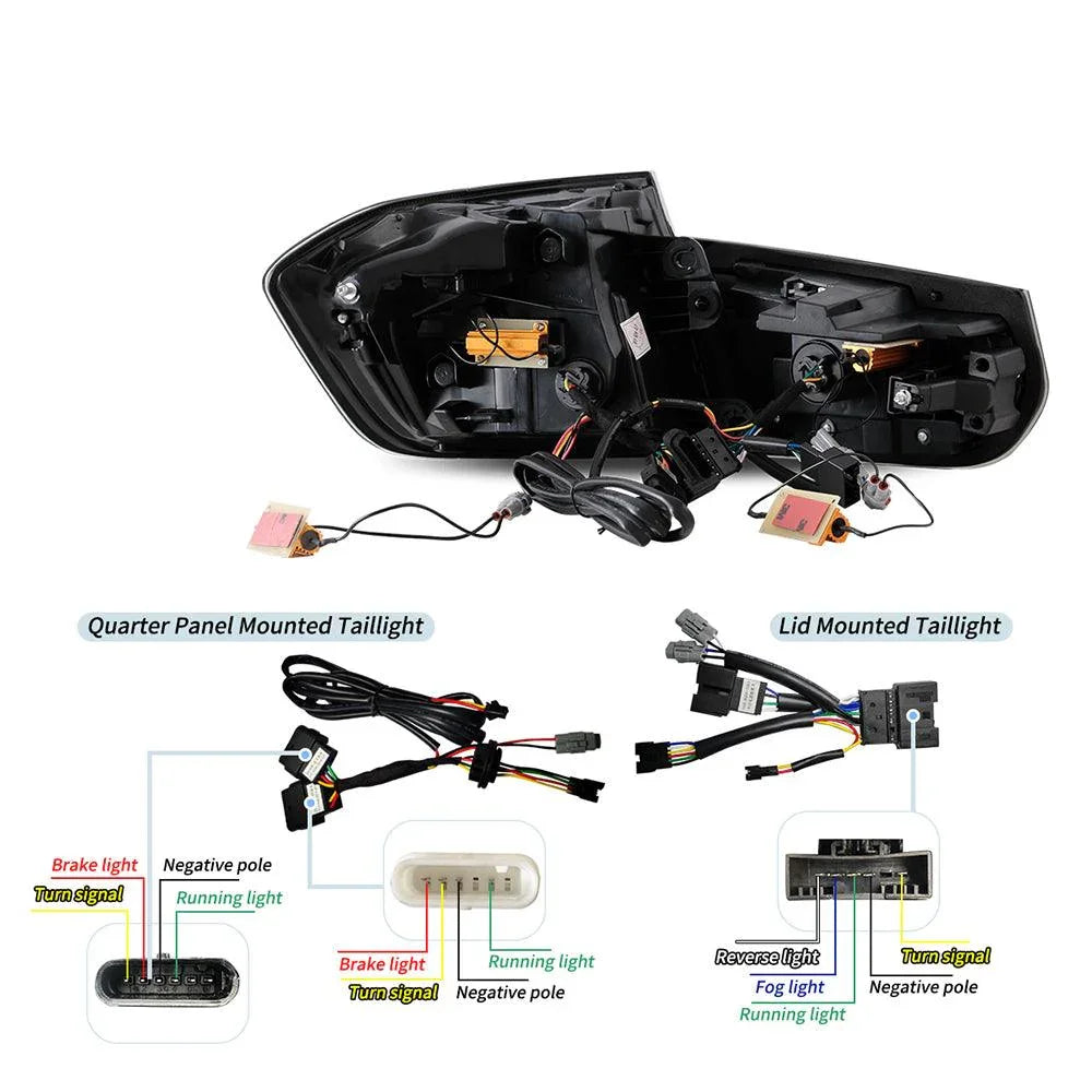 LED bloc de feux arrière avec Dynamic Welcome Light (GTS Style) pour 2012-2019 BMW 3 série 6th Gen (F30 F35 F80） – vue 6
