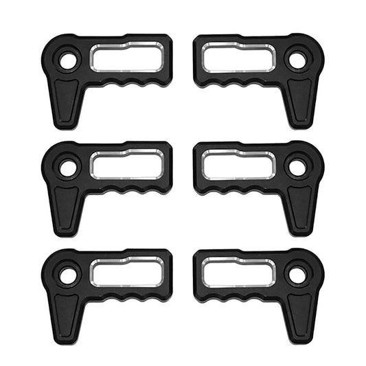 Lot de 6 Top Roof commutateur Handle pour 2018–2022 Jeep Wrangler JL (rouge/noir) – vue 2 – NOVADOMIO
