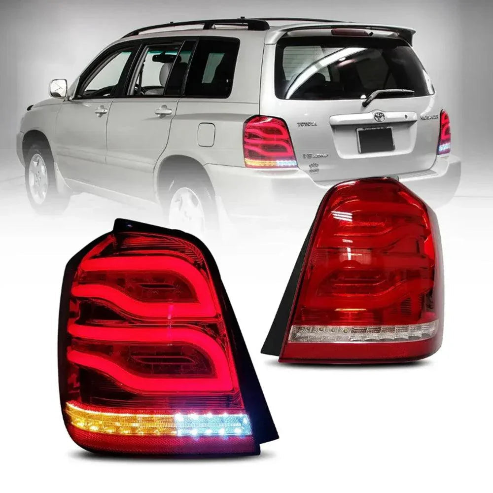 LED bloc de feux arrière pour 2001-2007 Toyota Highlander 1th Gen (XU20)
