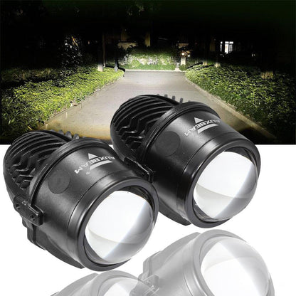 2″ 70 W Bi-LED lentille projecteur antibrouillard 6 000 K HD Lens pour Toyota/Honda | lot de 2 – vue 2 – NOVADOMIO