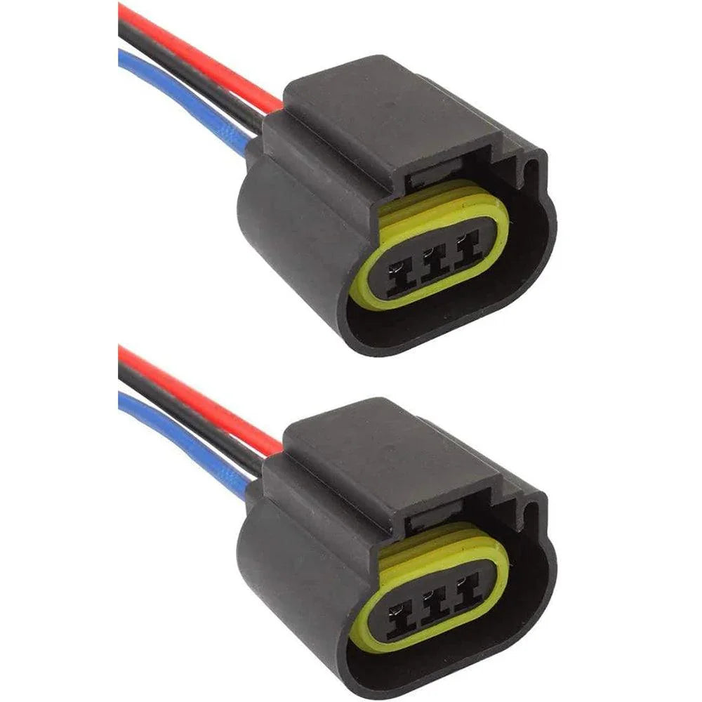 H13 LED Headlight Socket Male & Female Adapter Wiring Harness Connector pour Headlight/Fog Light 2pcs/Set – vue 7