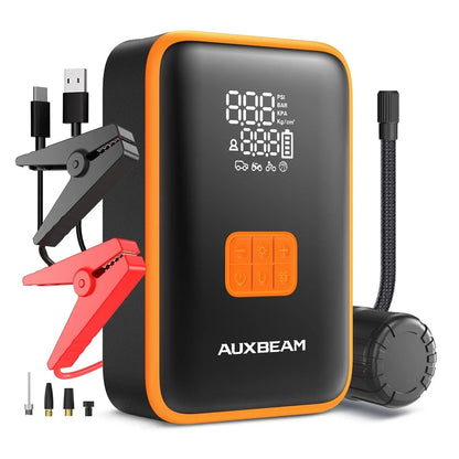 AJ3500 série 3500 A Jump Starter avec Air Compressor 120PSI Tire Inflator pour 8L Gas/ 6L Diesel Engine – NOVADOMIO