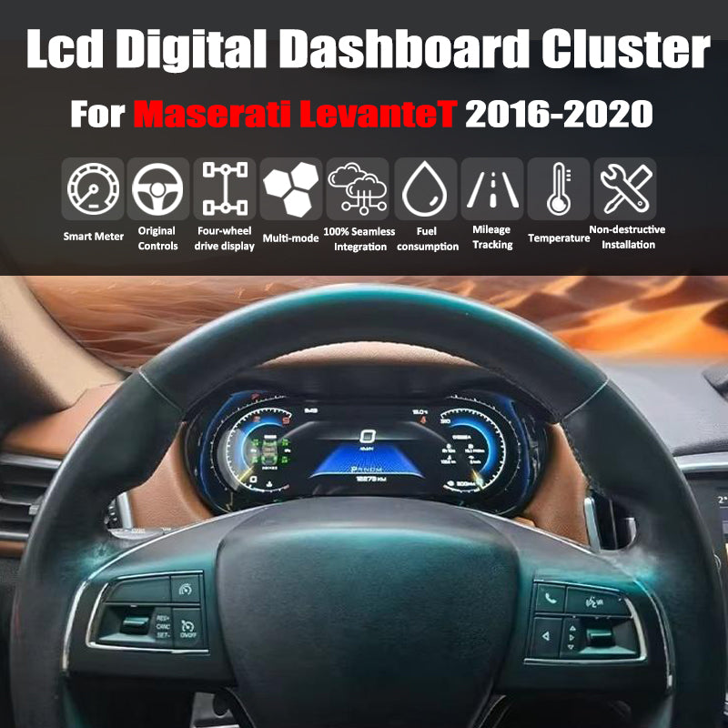 Virtual Cockpit Maserati Levante 2016-2020 LCD 12,3″ – NOVADOMIO