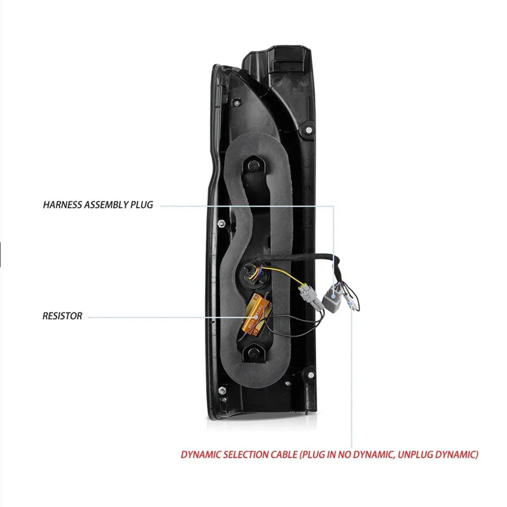 LED bloc de feux arrière W/Animation DRL pour 2005-2018 Toyota Hiace 5th Gen (H200） – vue 6