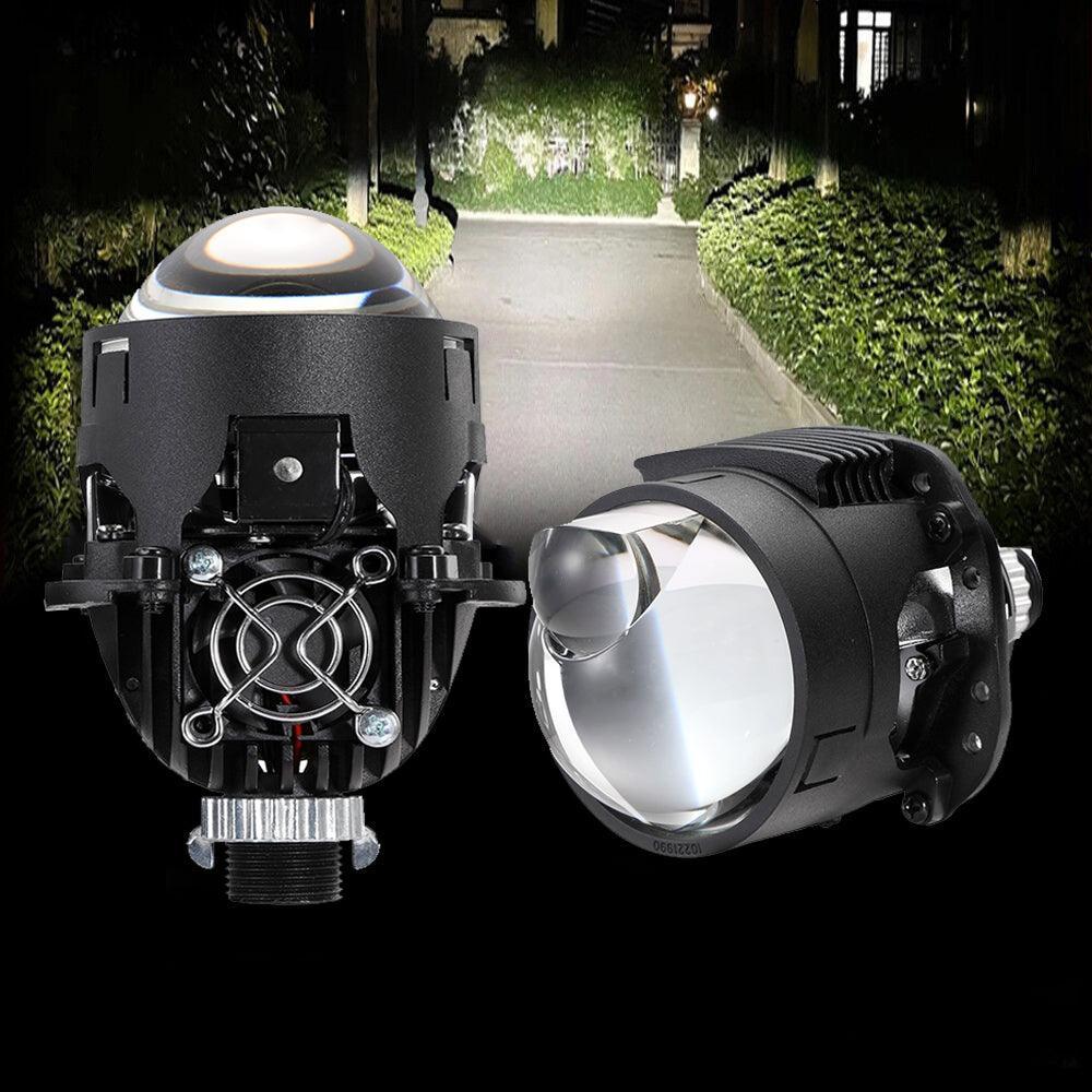 2.5 Inch 90W 70W Hi/Lo Beam Bi-LED Laser Projector Lens Headlight Non-Destructive Installation Projector Lens pour Car | 2PC…