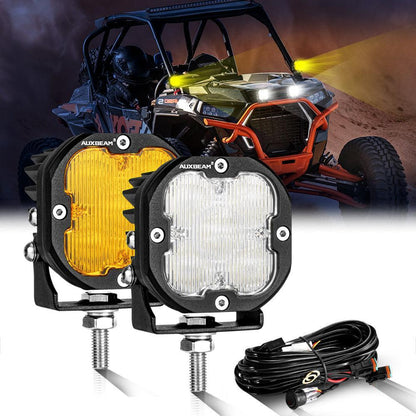 XP-ULTRA série 3″ 80 W 9 600 lm projecteurs LED compacts blanc&orange – vue 27 – NOVADOMIO