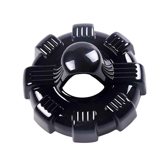 Radio Antenna Base Cover Trim Antenna Mount Decoration Bezel pour Jeep Wrangler JL 2018-2022 (noir/ rouge/ Silver)