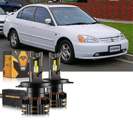 pour 2000-2003 Honda Civic H4 Ampoules de phare LED