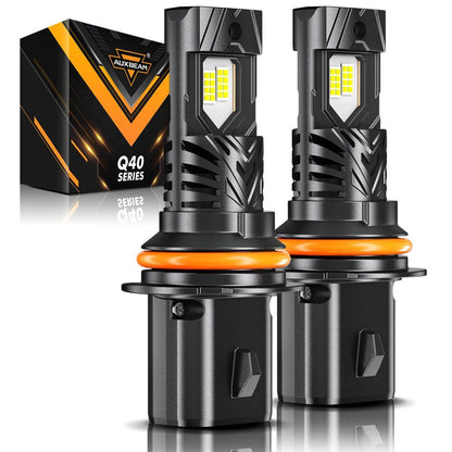 9007/HB5 Ampoules de phare LED Q40 série Ultra-haute luminosité 120W 30000LM 6500K blanc froid – 2 ampoules – NOVADOMIO