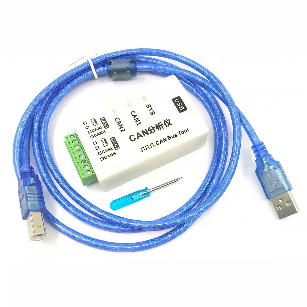 Adaptateur USB CAN multifonctionnel USB-CAN 5K-1M Débit en bauds 12 M / S CAN2.0 A / B Prise en charge du décodage…