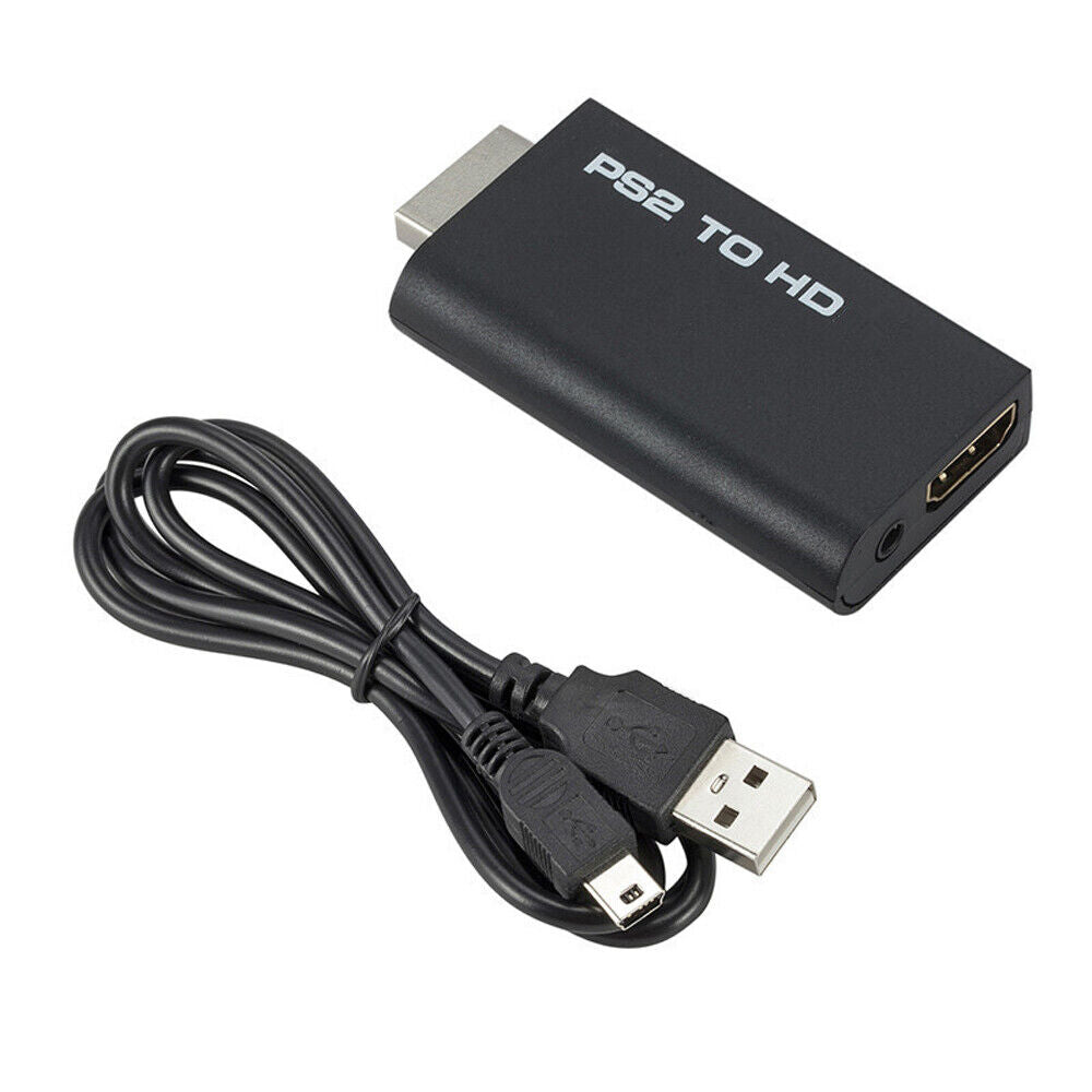 NOUVELLE console de jeu PS2 vers HDTV vers console de jeu PS2 vers conversion vidéo TV HDTV – vue 3