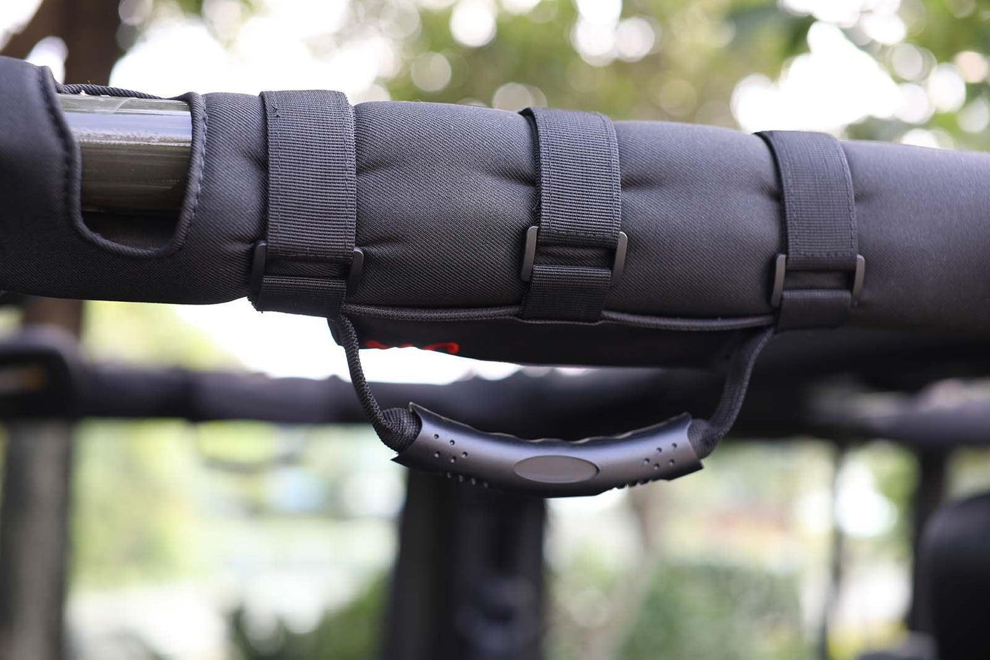 Canvas Roof Handle avec Glasses Storage Bag Fit pour Jeep Wrangler JK 2007-2017 – vue 2