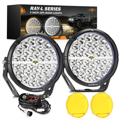 RAY-L série | 9 pouces 318W 34180LM Dual DRL Offroad Projecteurs LED longue portée – vue 9 – NOVADOMIO