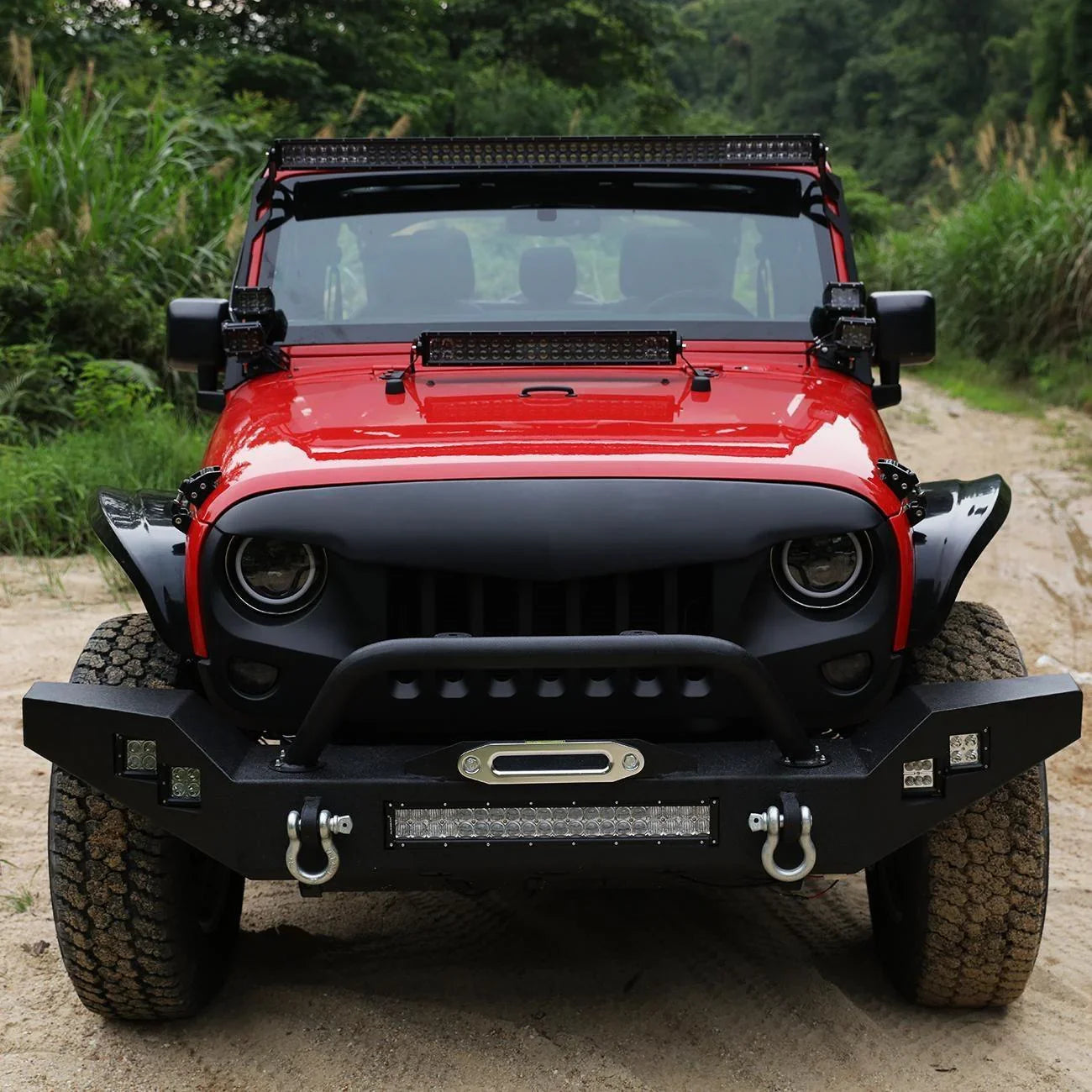 (2pcs/set) Dual A-Pillar Pods Light Windshield Mount Brackets pour Jeep Wrangler JK 2007-2017 – vue 4