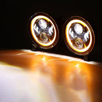 Lot de 2 9″ phares LED avec DRL anneau Halo pour Jeep Wrangler JL Jeep Gladiator JT 2018 2019 2020 2021 2022 – vue 13