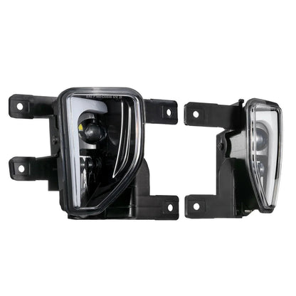 Lot de 2 45 W homologation DOT LED antibrouillards avec DRL pour 2016–2018 Chevrolet Silverado 1500 (noir) – vue 11