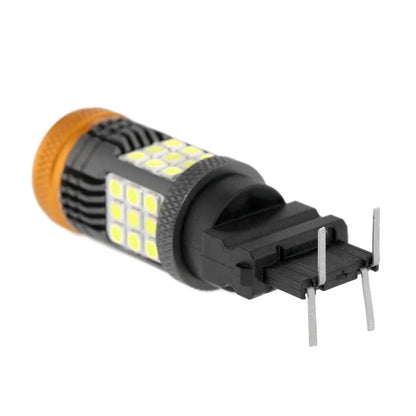 3157 7443 1157 1156 BAU15S blanc orange rouge LED clignotant DRL Brake Tail Reversing ampoules LED 56 W 600% haute luminosité