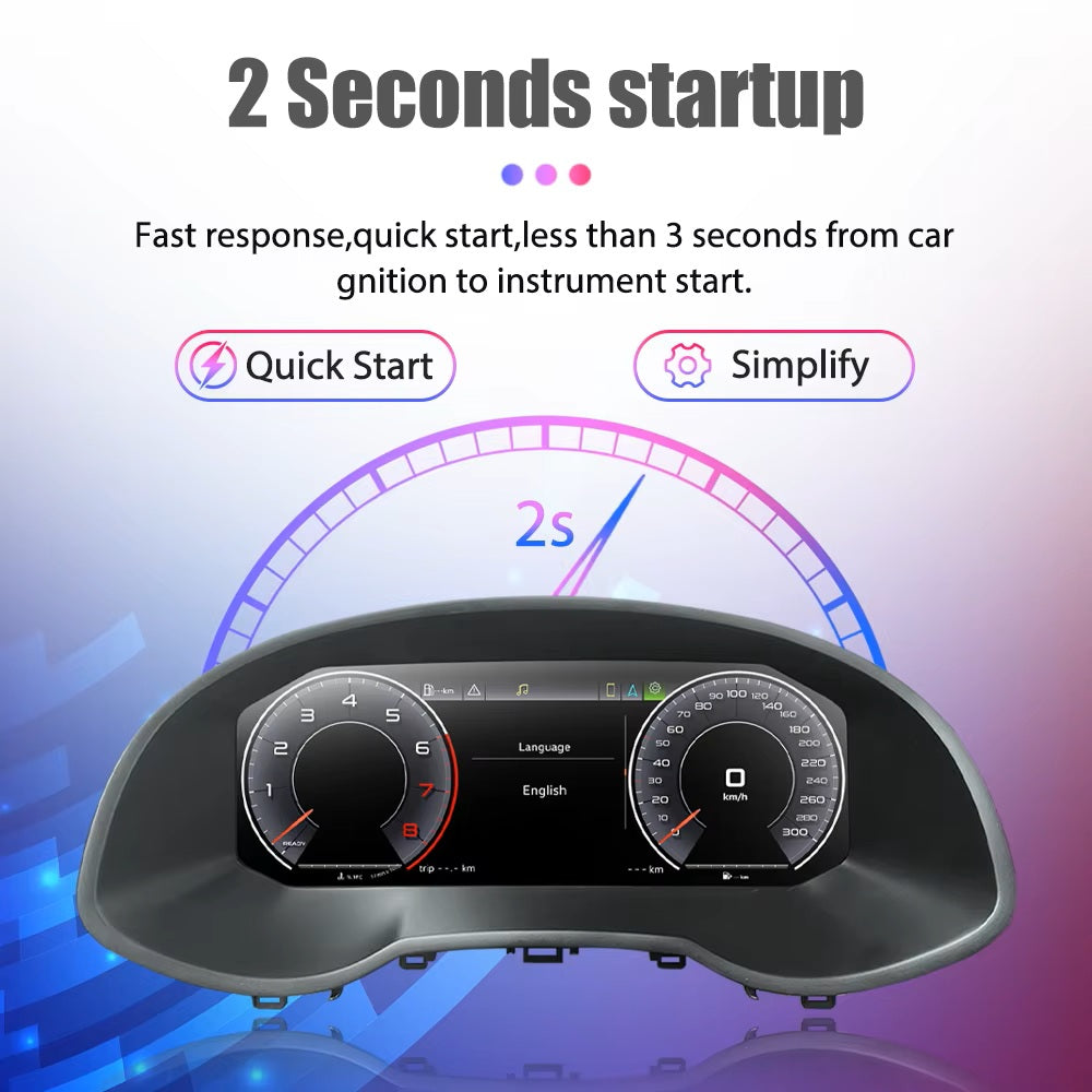 Virtual Cockpit Audi Q3 2012-2018 LCD 12,3″ – NOVADOMIO