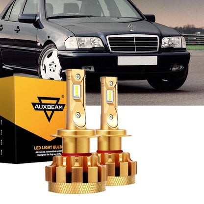 Kit d’ampoules LED feux de route/croisement pour Mercedes-Benz C43 AMG avec phares halogènes 2000 – vue 8 – NOVADOMIO