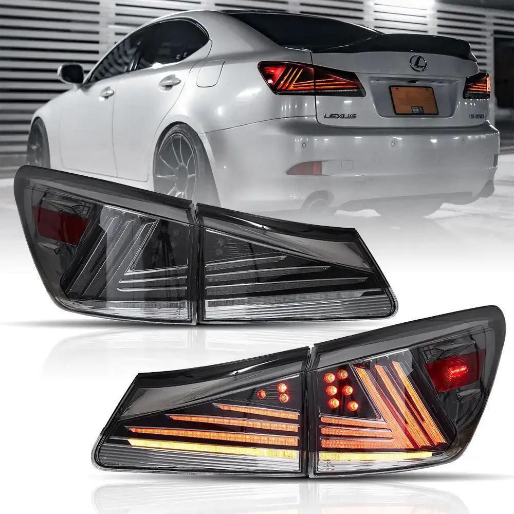 LED bloc de feux arrière Upgraded Version pour 2006-2013 Lexus IS 2th Gen (XE20)