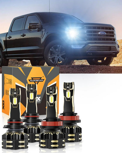 pour 2021 Ford F-150 9005 H11 Ampoules de phare LED Bundle – vue 12 – NOVADOMIO