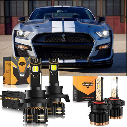pour 2007-2012 Ford Mustang Shelby GT500 H13 Ampoules de phare LED – NOVADOMIO