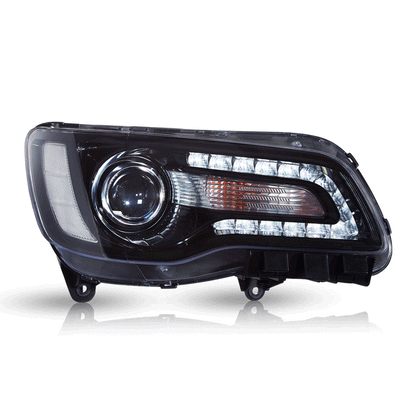 LED bloc optique avant projecteur double faisceau 2011-UP Chrysler – vue 2 – NOVADOMIO