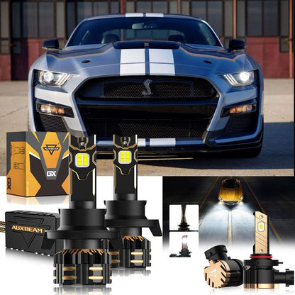 pour 2005-2007 Ford Mustang GT H13 Ampoules de phare LED – NOVADOMIO