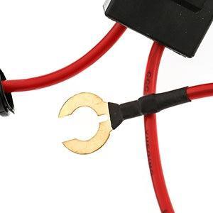 2 Leads H4 LED Headlight Brightness Intensifier Wiring Harness, 9003 Headlight Relay Harness Kit avec Fuse pour 5x7 7x6 H605…