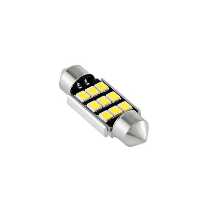 36 mm DE3174 1.42″ Festoon LED intérieur/plafonnier/lecture/éclairage de plaque ampoules 2.7 W 300 LM 6 500 K blanc – 2