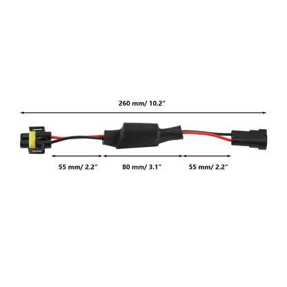 H11 C15-Model Decoder Enhanced LED DRL antibrouillard CAN-bus Load Resistor Conversion Kit lot de 2 – vue 10 – NOVADOMIO