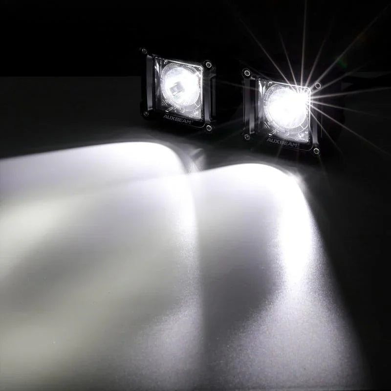 (2pcs/set) 3 inch 40W Projecteurs LED compacts avec DRL pour SUV ATV UTV Trucks Pickup Boat – vue 4
