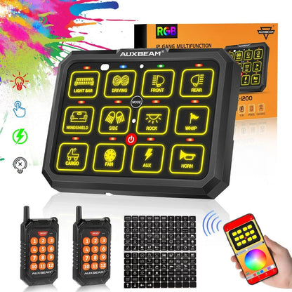 AC série 8/12 voies RGB panneau de commande avec APP&télécommande, modes bascule / momentané / impulsion – vue 17 – NOVADOMIO