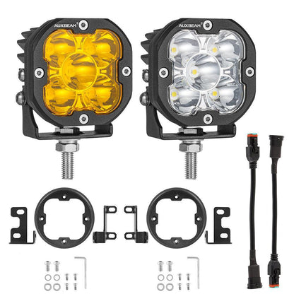 3″ projecteurs LED compacts supports de montage Flush supports de montage pour Toyota Tacoma Tundra 4Runner – vue 7