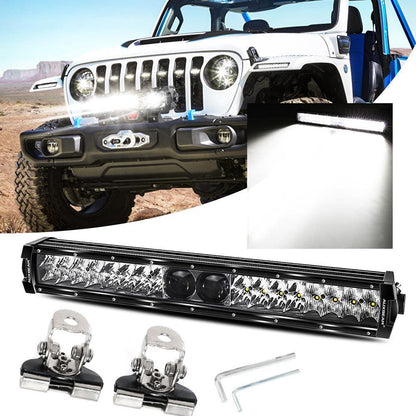 22″ 5D-PRO série 22 000 lm faisceau longue portée tout-terrain Barres LED+universel supports de montage support de montant