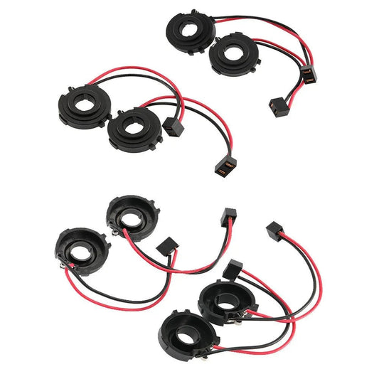 H7 Ampoules LED Base Holders Fit Golf 7 MK7 Golf 6/Benz Marco Polo Camper V-Class Vito W447 Cabrio Tiguan/Scirocco 4pcs/Set