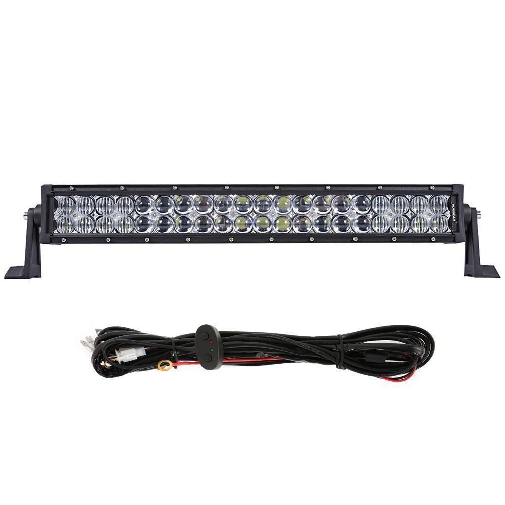 22 inch 5D série Straight/Curved faisceau combiné Double Row Barres LED pour SUV ATV UTV Trucks Pickup Boat