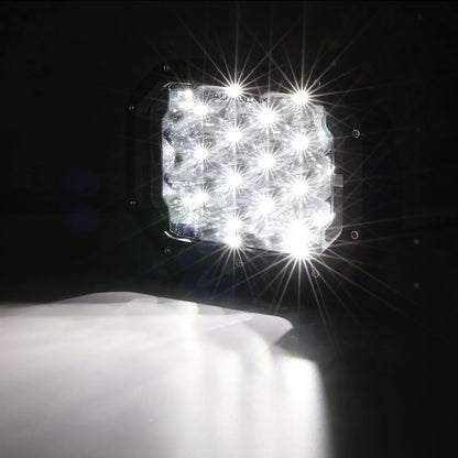 7×5″ rectangulaire projecteurs LED compacts blanc Spot feux longue portée avec DRL – vue 10 – NOVADOMIO