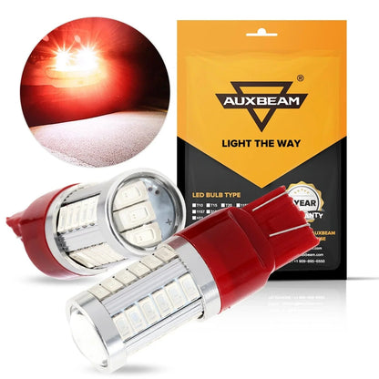 T20 7443 7440 LED stop/arrière Light 20W 4000LM rouge 33LED série – 2 ampoules – NOVADOMIO