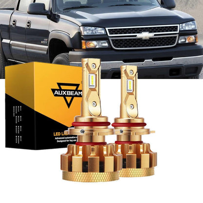 Kit d’ampoules LED feux de route/croisement F-16 Plus série CAN-bus intégré 14 000 lm pour Chevrolet Silverado 2500 HD