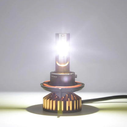 H13 Ampoules de phare LED 52 W 10 000 lm F2 série format compact 6 500 K blanc froid – 2 ampoules – vue 3 – NOVADOMIO