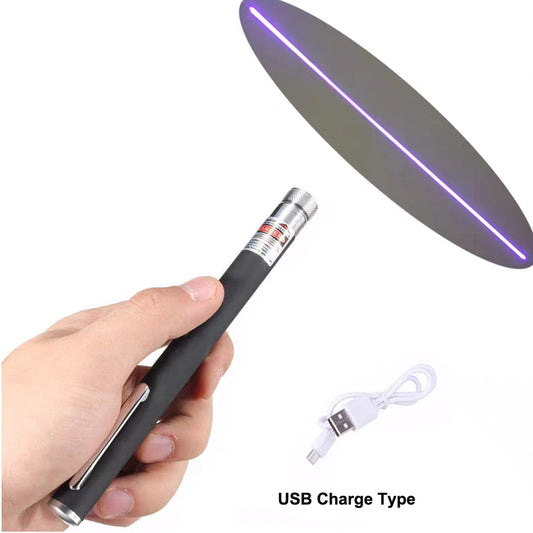Stylo pointeur laser à ligne droite violet / violet 405 nm – Outil d'alignement et de…