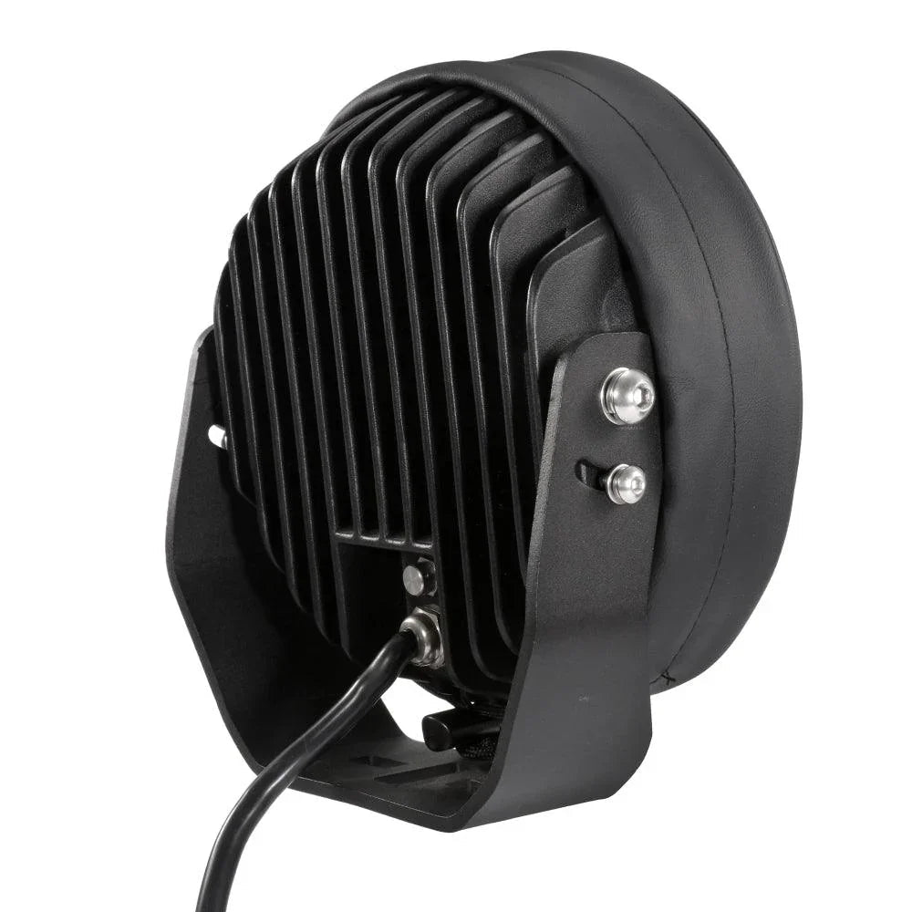(2pcs/set) 7 Inch/ 9 Inch Round LED Driving Light noir Leather Cover Light Shield Cover – vue 7